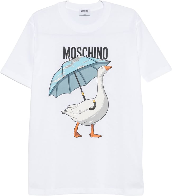 Moschino T-Shirts And Polos Multi White