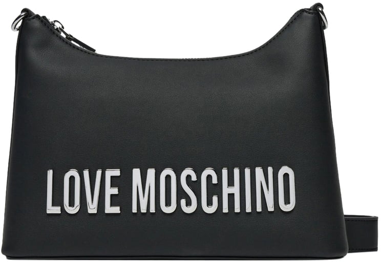 Moschino Logo Plaque Shoulder Bag