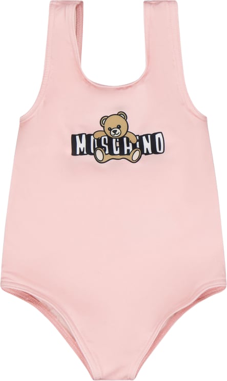 Moschino Moschino Baby Meisjes Zwemkleding In Licht Roze