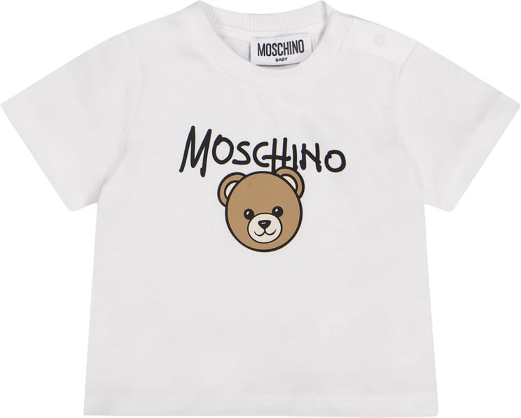 Moschino Moschino Baby Unisex T-Shirt In Wit