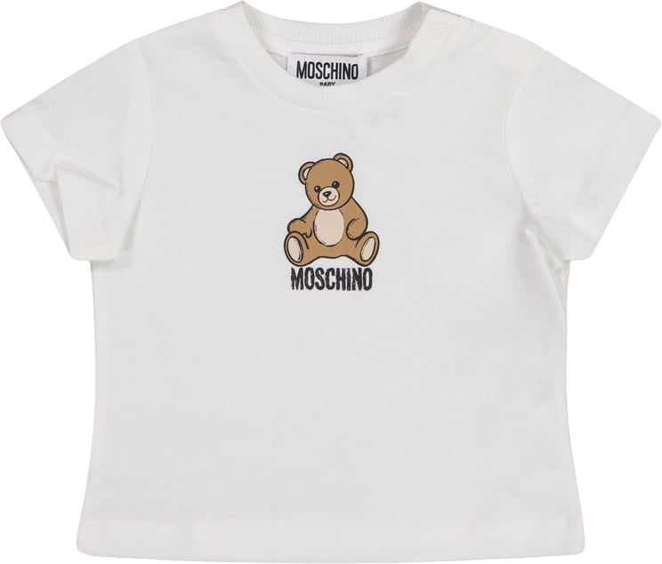 Moschino Moschino Baby Unisex T-Shirt In Off White