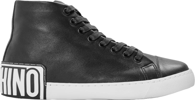 Moschino Vulc 25 Logo Mid-top Sneakers