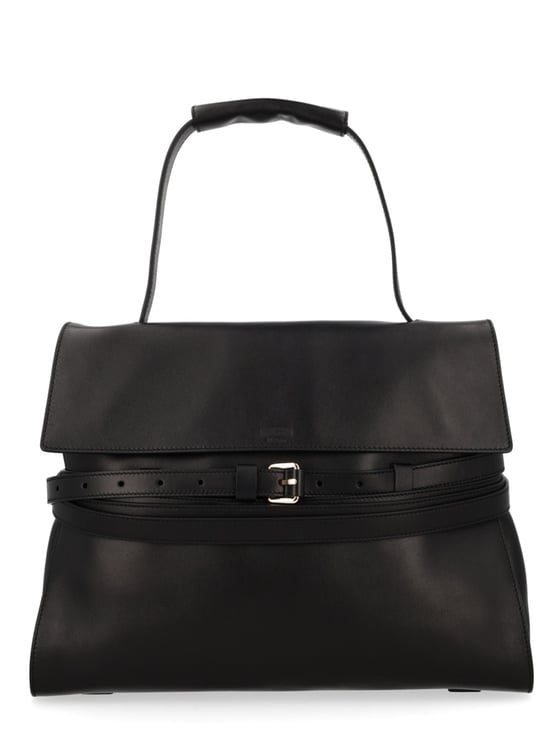 Moschino Tie Me Medium Buckle Handbag