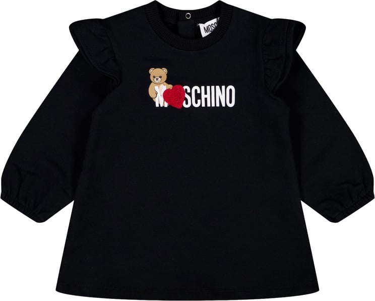 Moschino Moschino Baby Meisjes Jurk In Zwart
