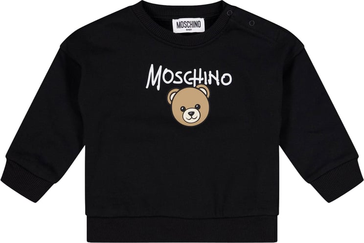Moschino Moschino Baby Meisjes Trui In Zwart