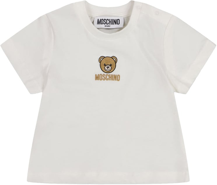 Moschino Moschino Baby Unisex T-Shirt In Off White