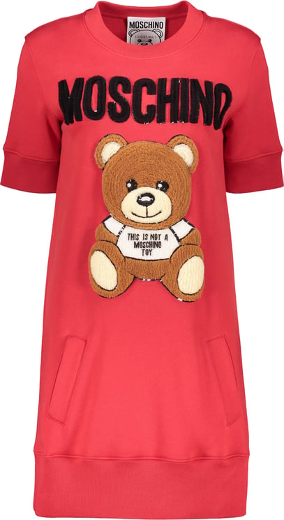 Moschino Logo print cotton sweatdress