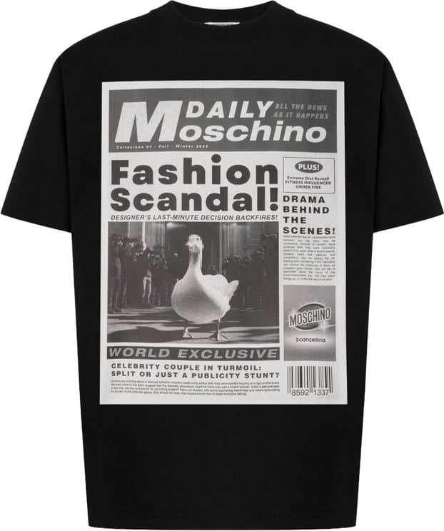 Moschino T-Shirts And Polos Multi Black