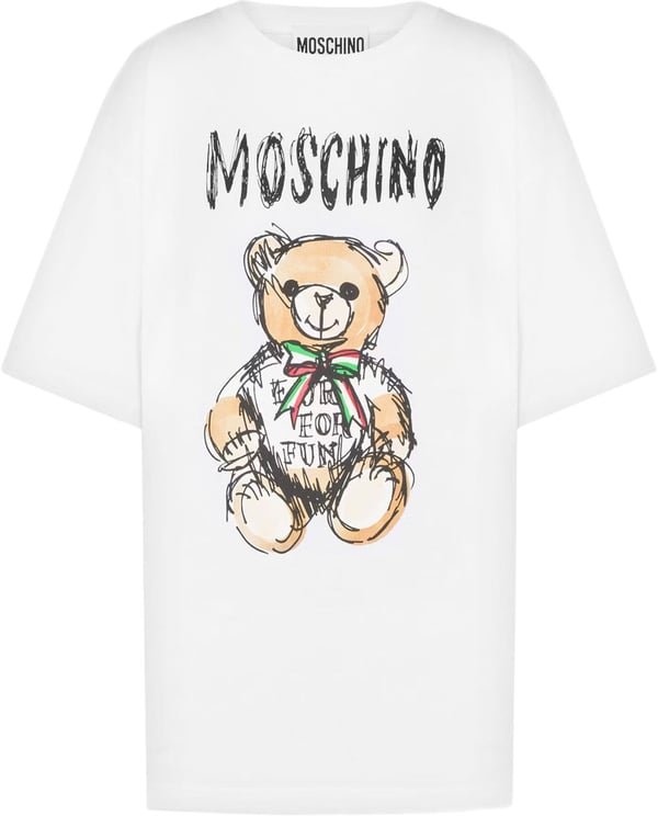 Moschino Moschino Couture Teddy Bear Cotton T-Shirt