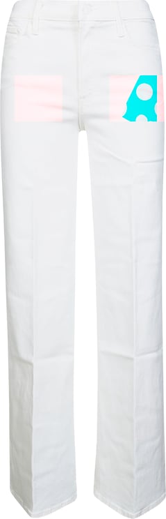 Mother The Twister Sneak High Waist Cotton Jeans