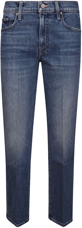 Mother Denim The Mid Rise Rambler Zip Ankle Jeans Blue