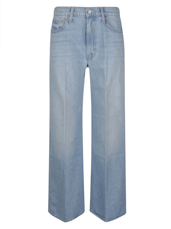 Mother Denim The Ditcher Roller Zip Skimp Jeans Blue