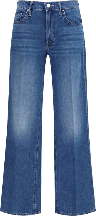 Mother Denim Mother Denim Blue Cotton Relaxed Fit Jeans