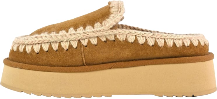 MOU Mou  Pantoffels Cognac Mu.fw681004a