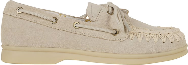 MOU MOU Suede moccasin