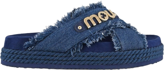 MOU Sandals Denim
