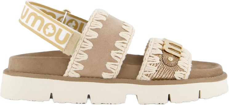 MOU Dames Bio Sandaal Back Strap Lizard