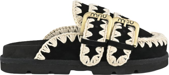 MOU Sandals Nero/Bianco