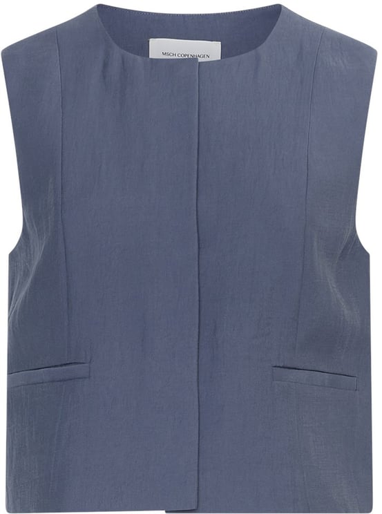 MSCH Copenhagen MOSS COPENHAGEN - Frode Waistcoat - 19661 - Vintage Indigo