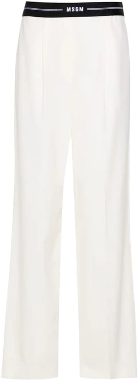 MSGM pantalone white