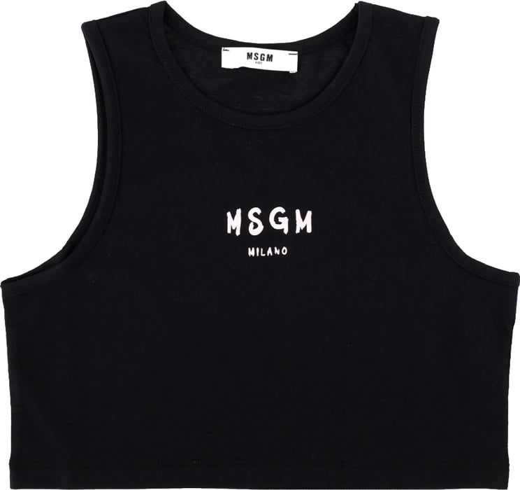 MSGM cropped jersey top girl