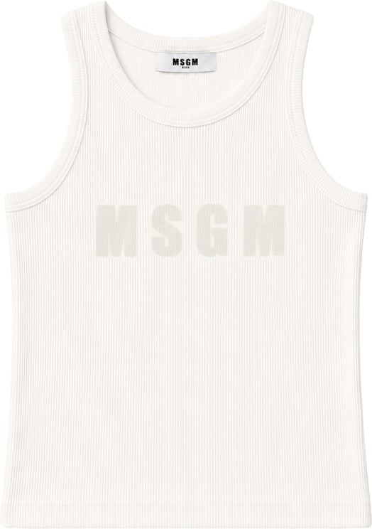 MSGM ribbon tank top girl