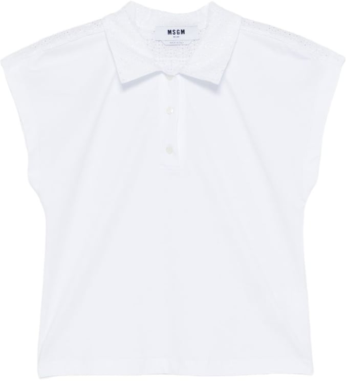 MSGM T-Shirts And Polos Optical White