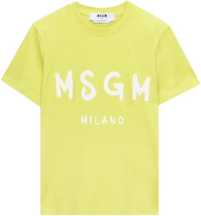 MSGM T-Shirts And Polos Lime