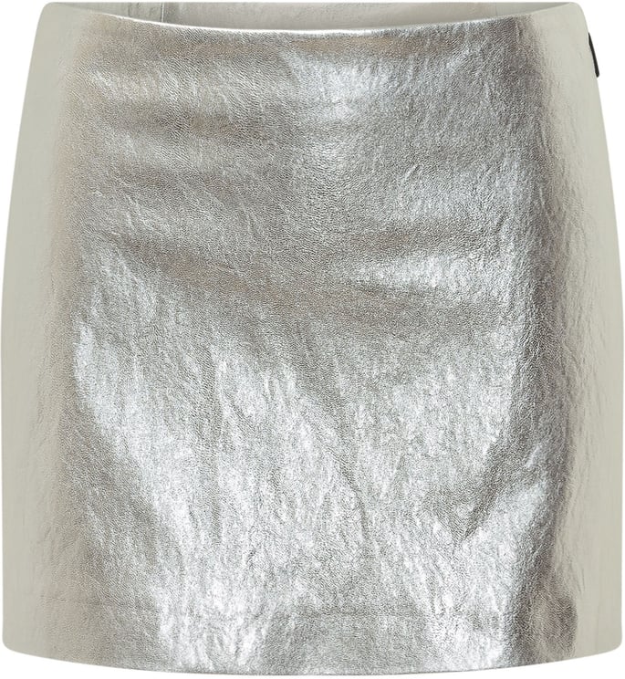 MSGM Gonna Mini Effetto Metallizzato