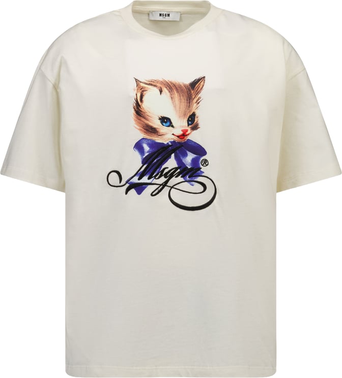 MSGM MSGM Kinder Meisjes T-Shirt In Off White
