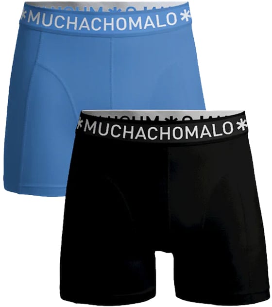 Muchachomalo MUCHACHOMALO 2-Pack Boxer Shorts Solid