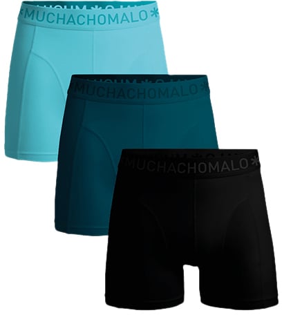 Muchachomalo MUCHACHOMALO 3-Pack Boxer Short Solid
