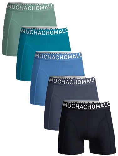 Muchachomalo MUCHACHOMALO 5-Pack Ligt Cotton Solid