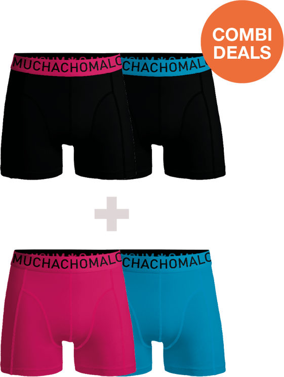 Muchachomalo Boxershorts 4-Pack Multicolor