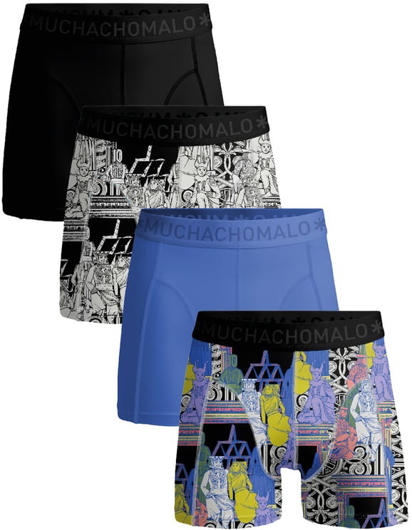 Muchachomalo Boxershorts 4-Pack Multicolor