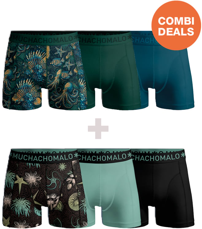Muchachomalo Boxershorts 6-Pack Multicolor.