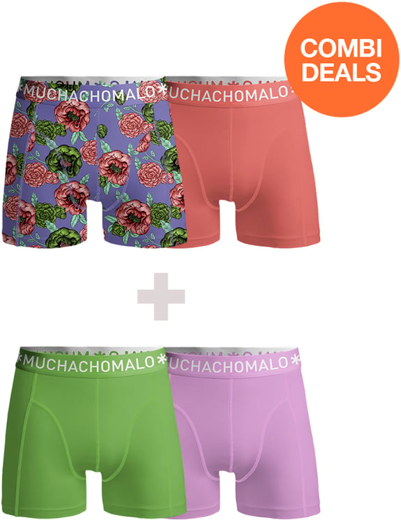 Muchachomalo Boxershorts 4-Pack Multicolor