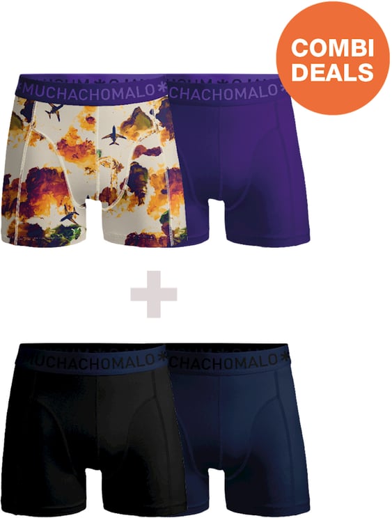 Muchachomalo Boxershorts 4-Pack Multicolor
