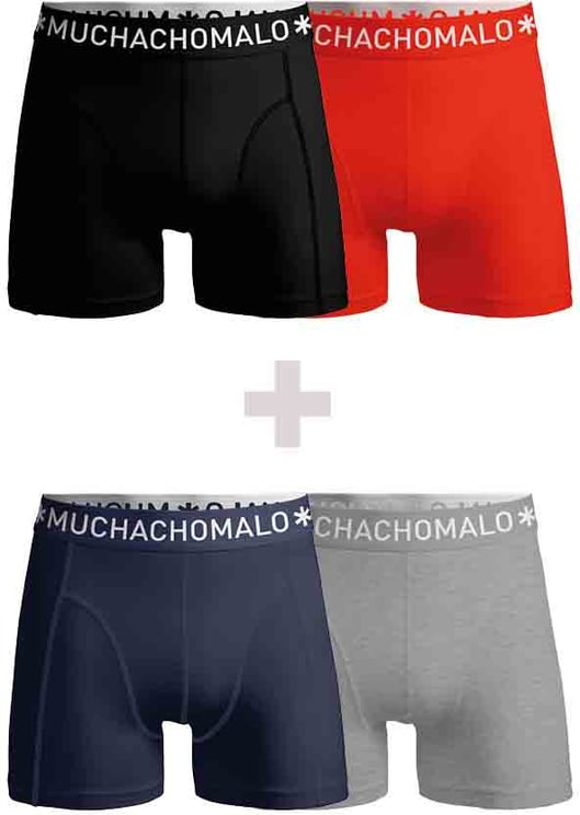 Muchachomalo Boxershorts 4-Pack Multicolor