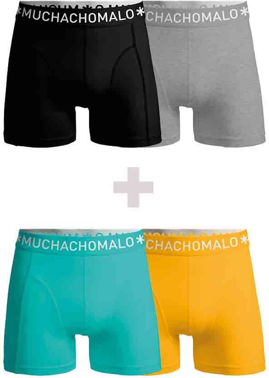 Muchachomalo Boxershorts 4-Pack Multicolor