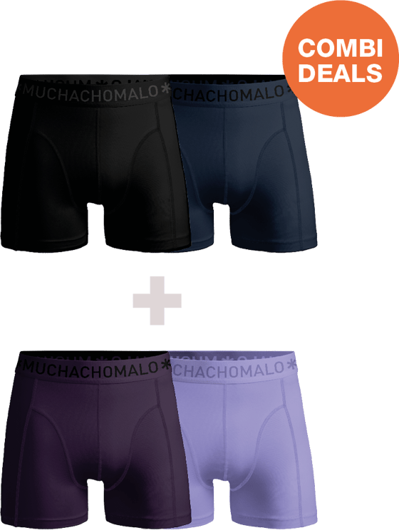 Muchachomalo Boxershorts 4-Pack Multicolor