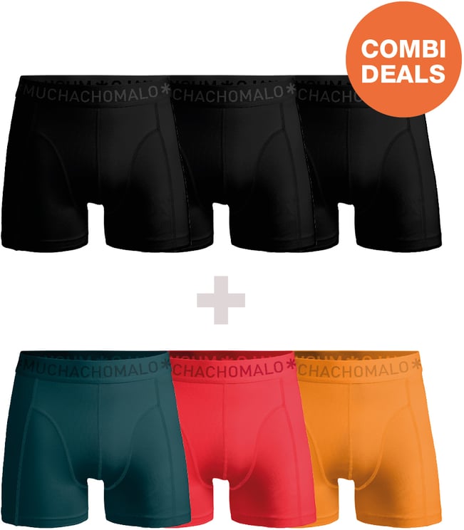 Muchachomalo Boxershorts 6-Pack Multicolor