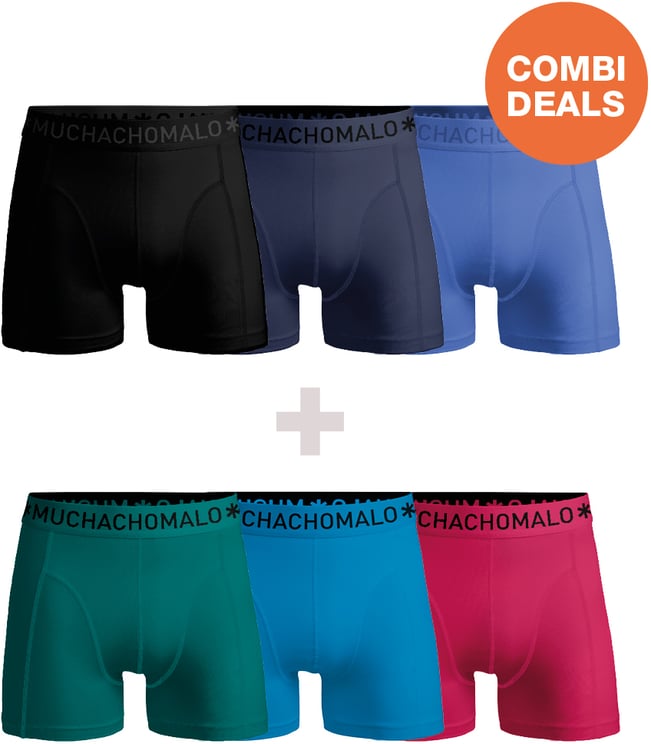 Muchachomalo Boxershorts 6-Pack Multicolor