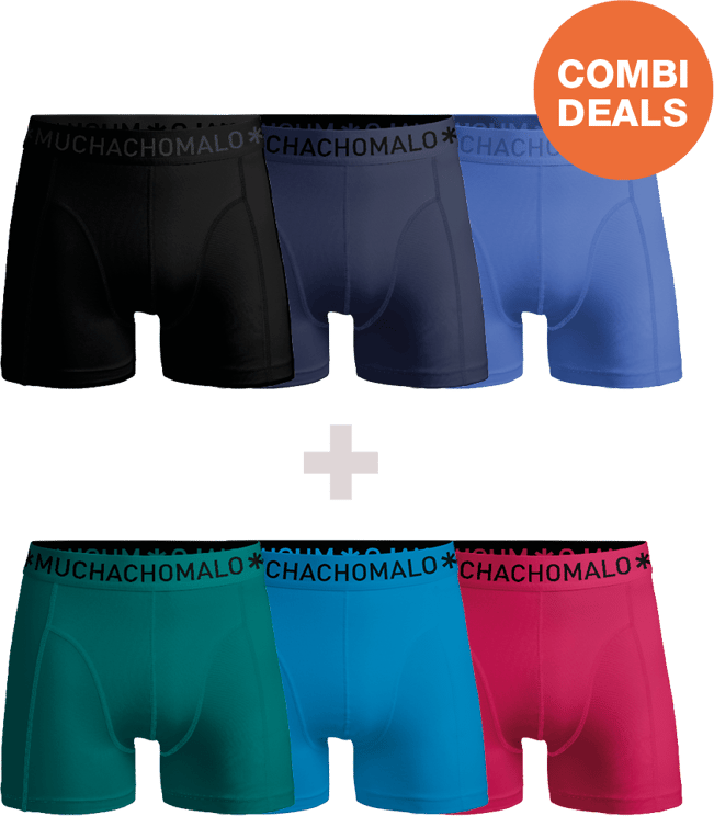 Muchachomalo Boxershorts 6-Pack Multicolor