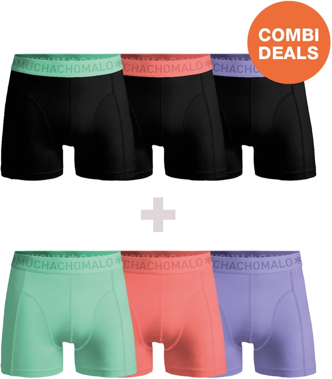 Muchachomalo Boxershorts 6-Pack Multicolor