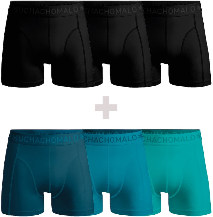 Muchachomalo Boxershorts 6-Pack Multicolor