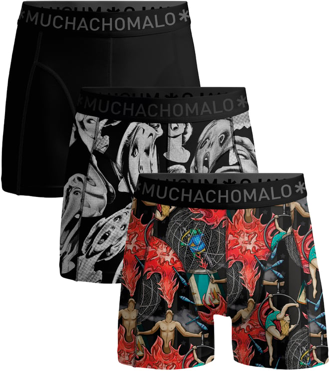 Muchachomalo Boxershorts 3-Pack Multicolor