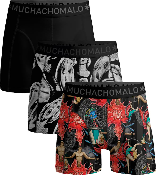 Muchachomalo Boxershorts 3-Pack Multicolor