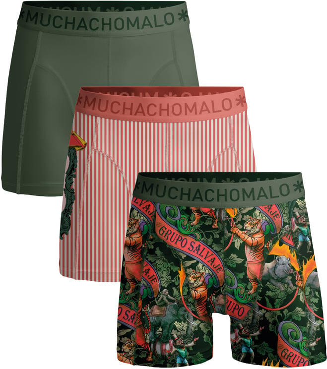 Muchachomalo Boxershorts 3-Pack Multicolor
