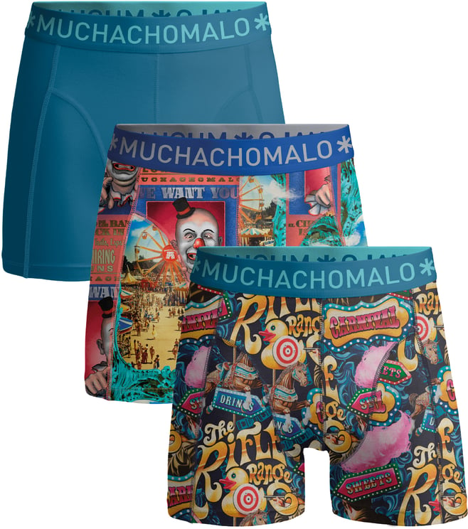 Muchachomalo Boxershorts 3-Pack Multicolor